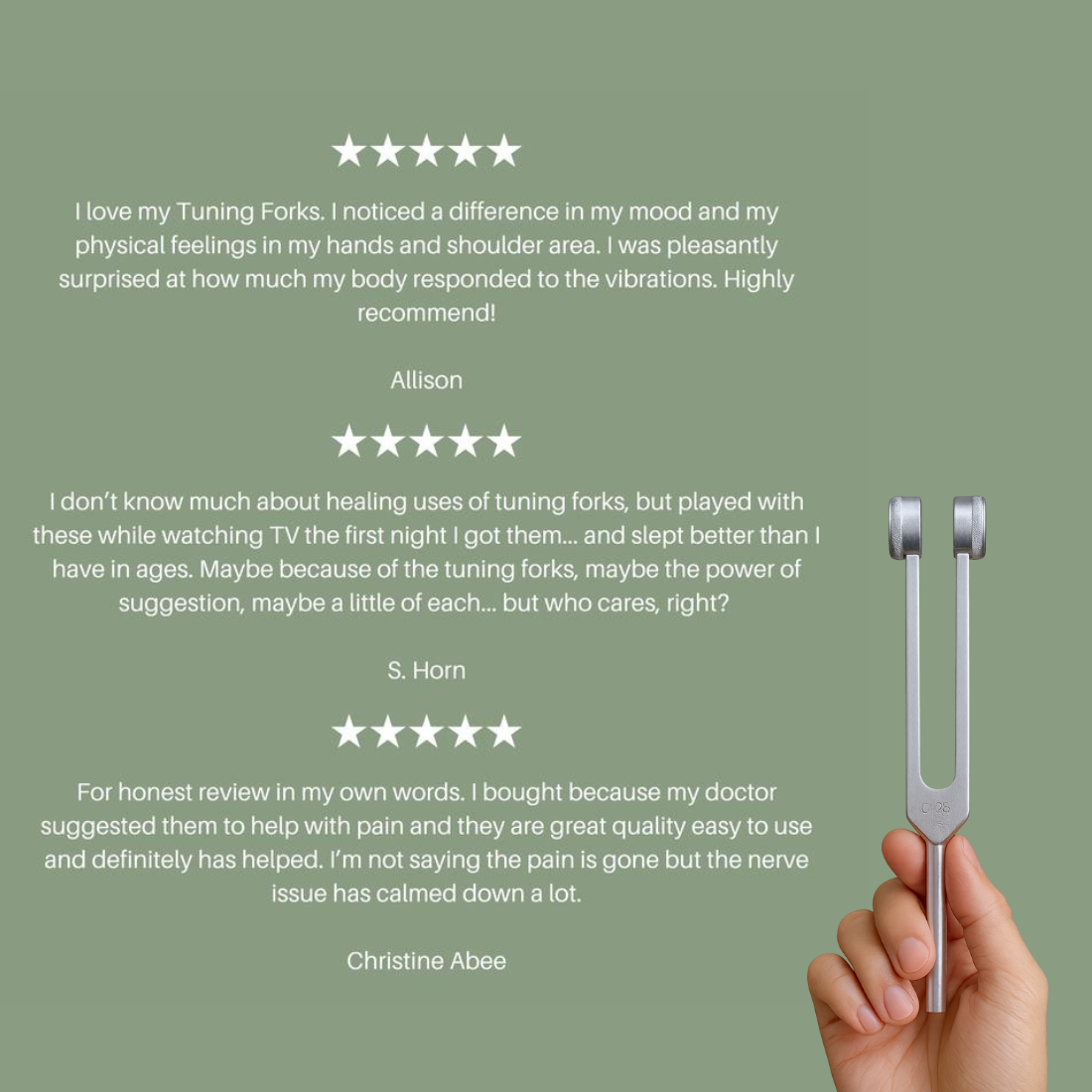 VibraTherapy™ 128 Hz Healing Instrument